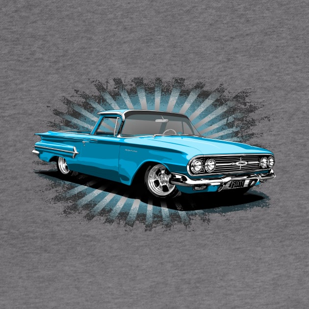 Blue 1960 El Camino by ZoeysGarage